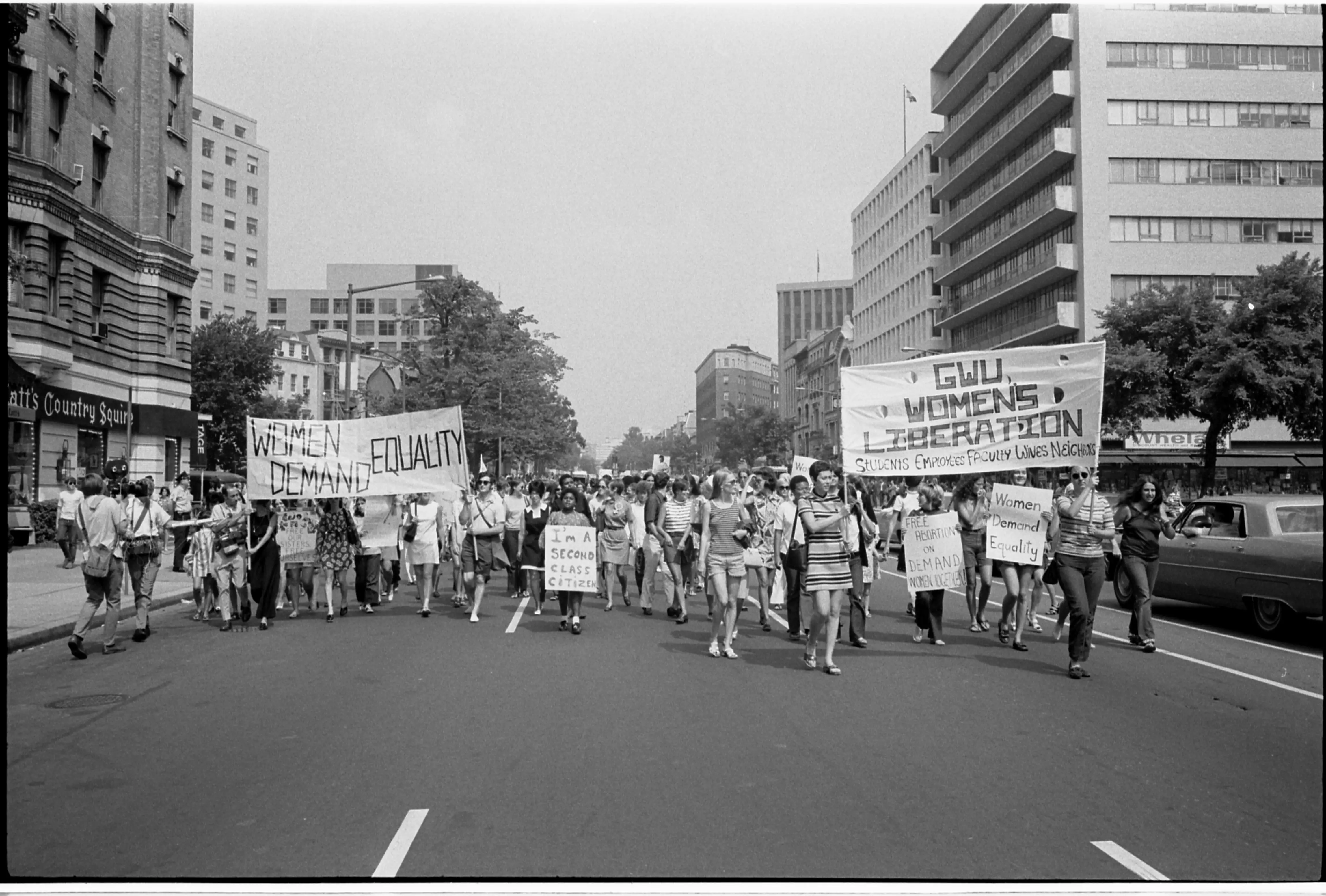 Women's Liberation March in Washington, D.C., 1970 by Warren K. Leffler