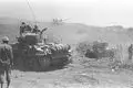 Israeli tanks advancing on the Golan Heights. June 1967. D327-098.jpg